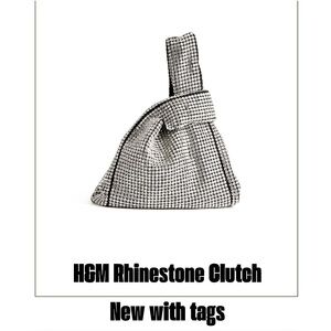 NWT H&M Rhinestone clutch bag